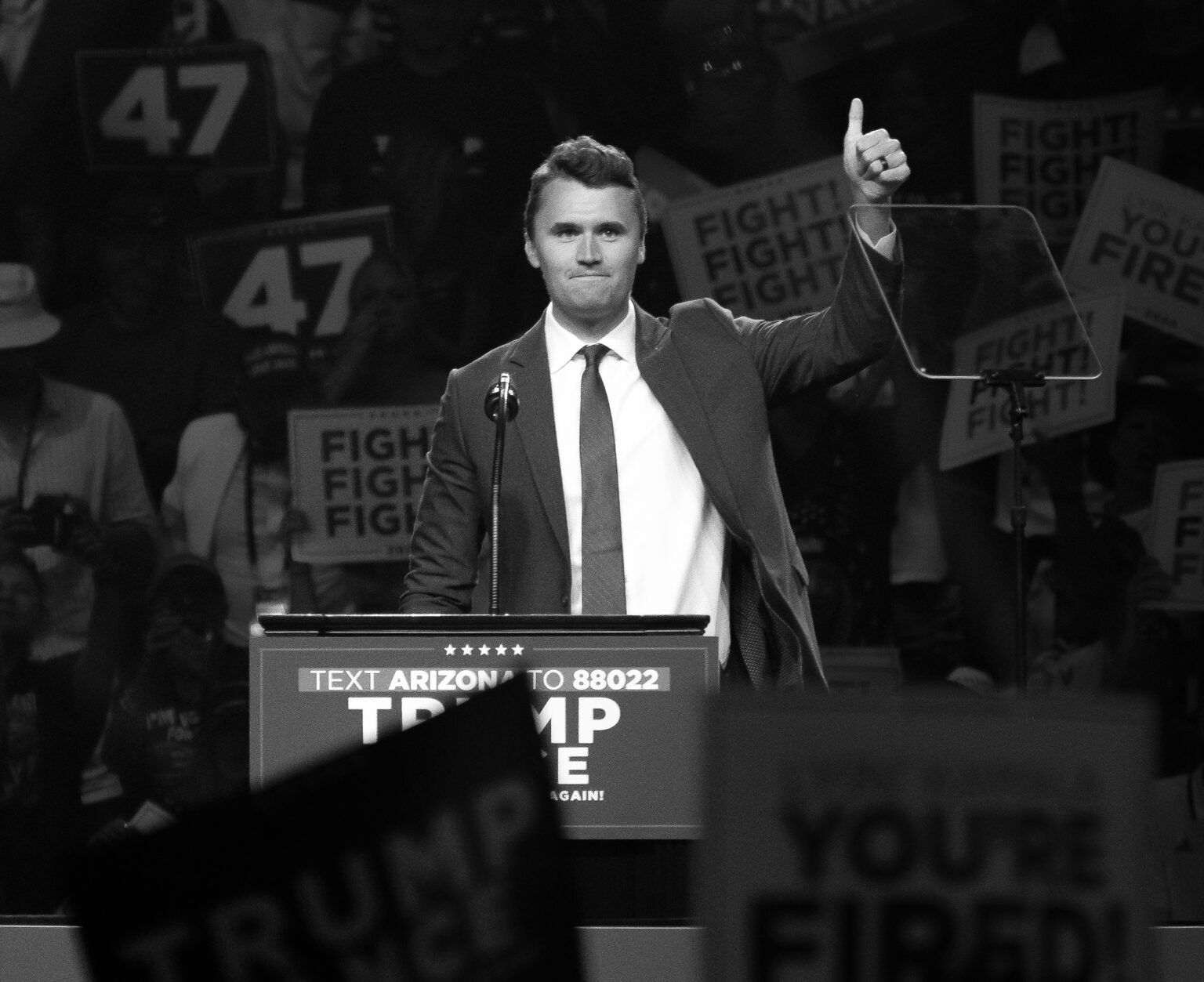 Charlie Kirk. Photo: Rebecca Noble/Getty Images.