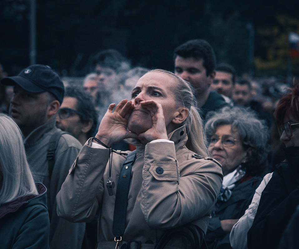 Majerský na proteste: KDH bude pri tom, keď padne Fico. Hovorím, stačilo
