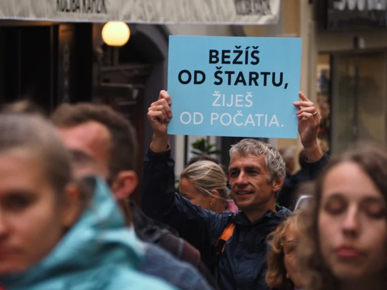 Pochod Bratislava za život dňa 24.9.2023. Foto: Veronika Sivčová/clovekaviera.sk