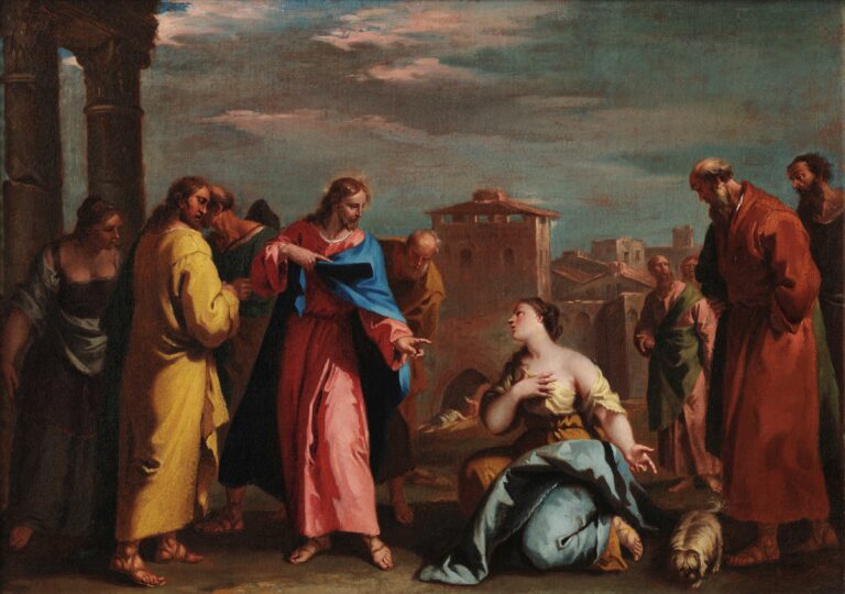 Kristus a cudzoložnica, 1727-1729. Sebastiano Ricci, Múzeum v Neapole. Foto: Heritage Image Partnership Ltd/Alamy/ Profimedia