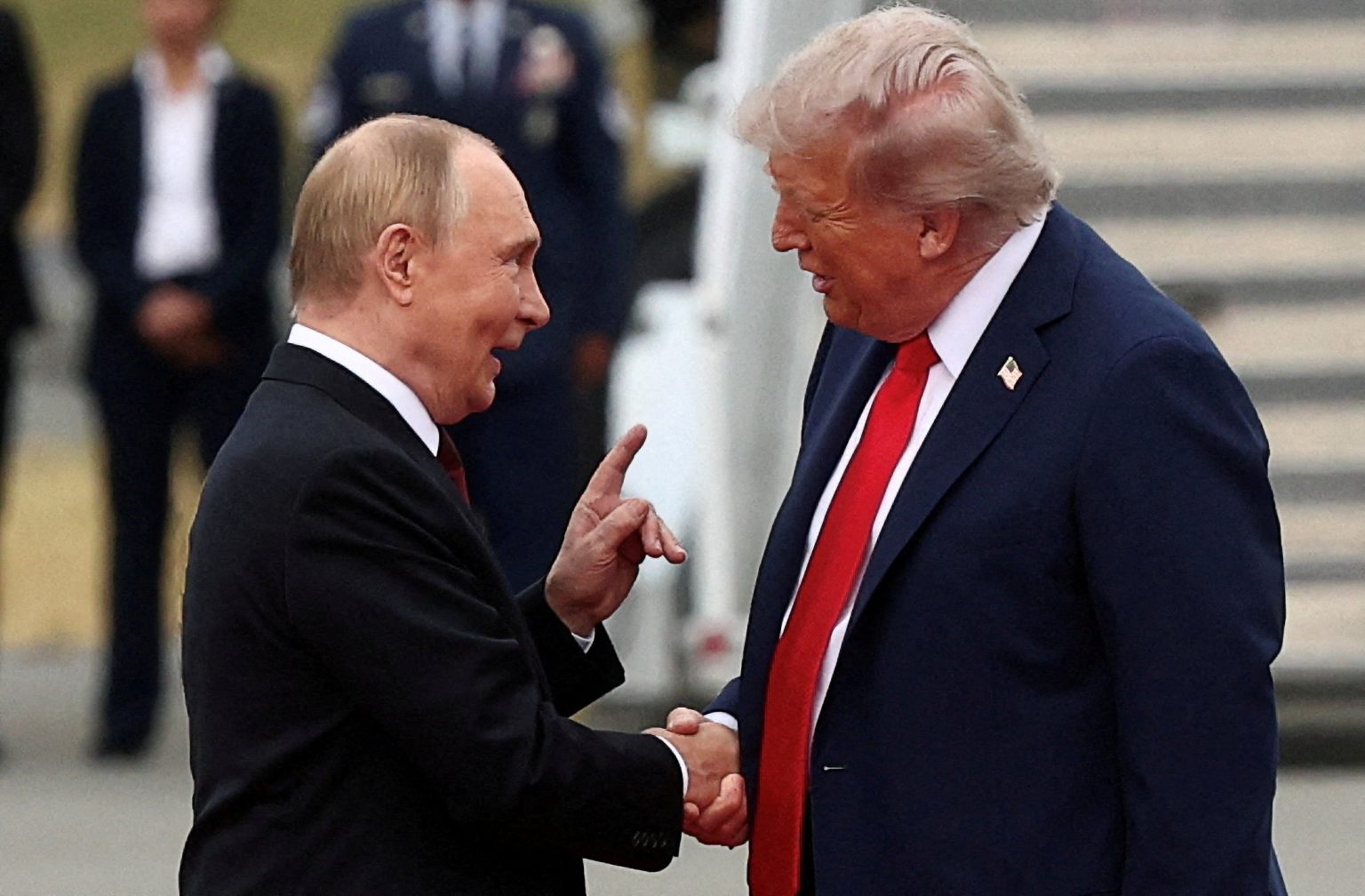 Donald Trump und Wladimir Putin. Foto: Kevin Lamarque/Reuters