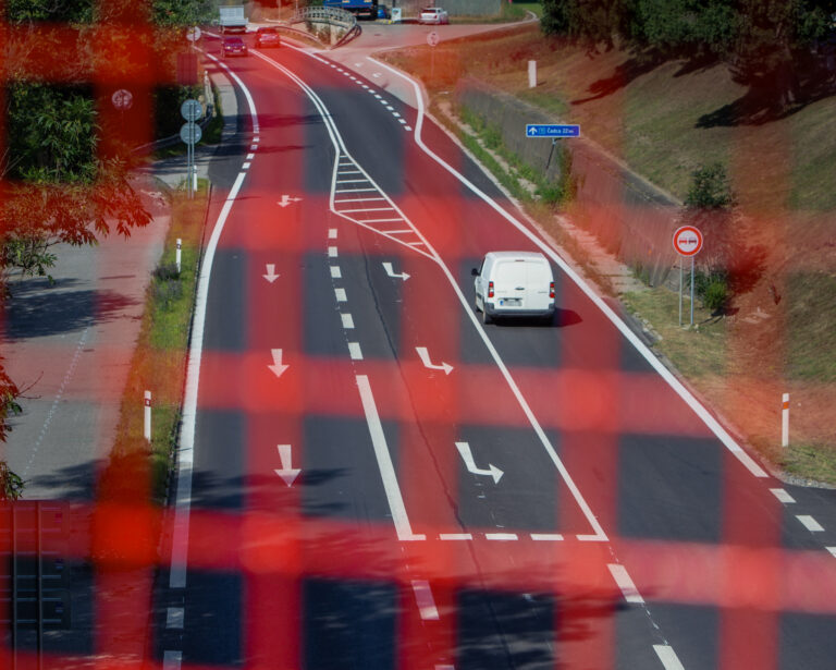 Križovatka k novému privádzaču pri Kysuckom Novom Meste. Foto: Daniel Stehlík/TASR