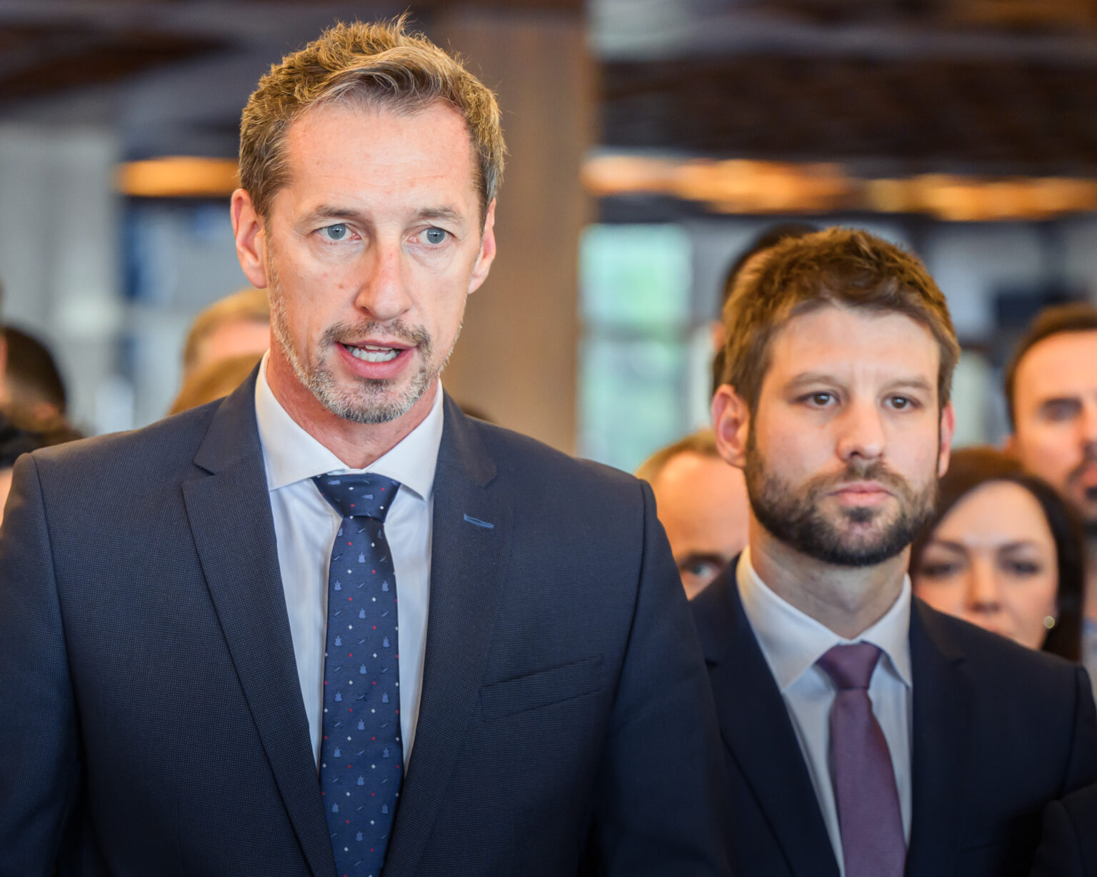Milan Majerský a Michal Šimečka. Foto: Jaroslav Novák/TASR