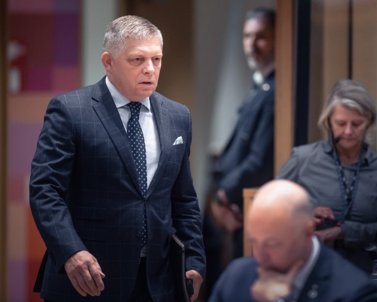 Robert Fico na európskom samite. Foto: Hollandse Hoogte/Shutterstock Editorial/Profimedia