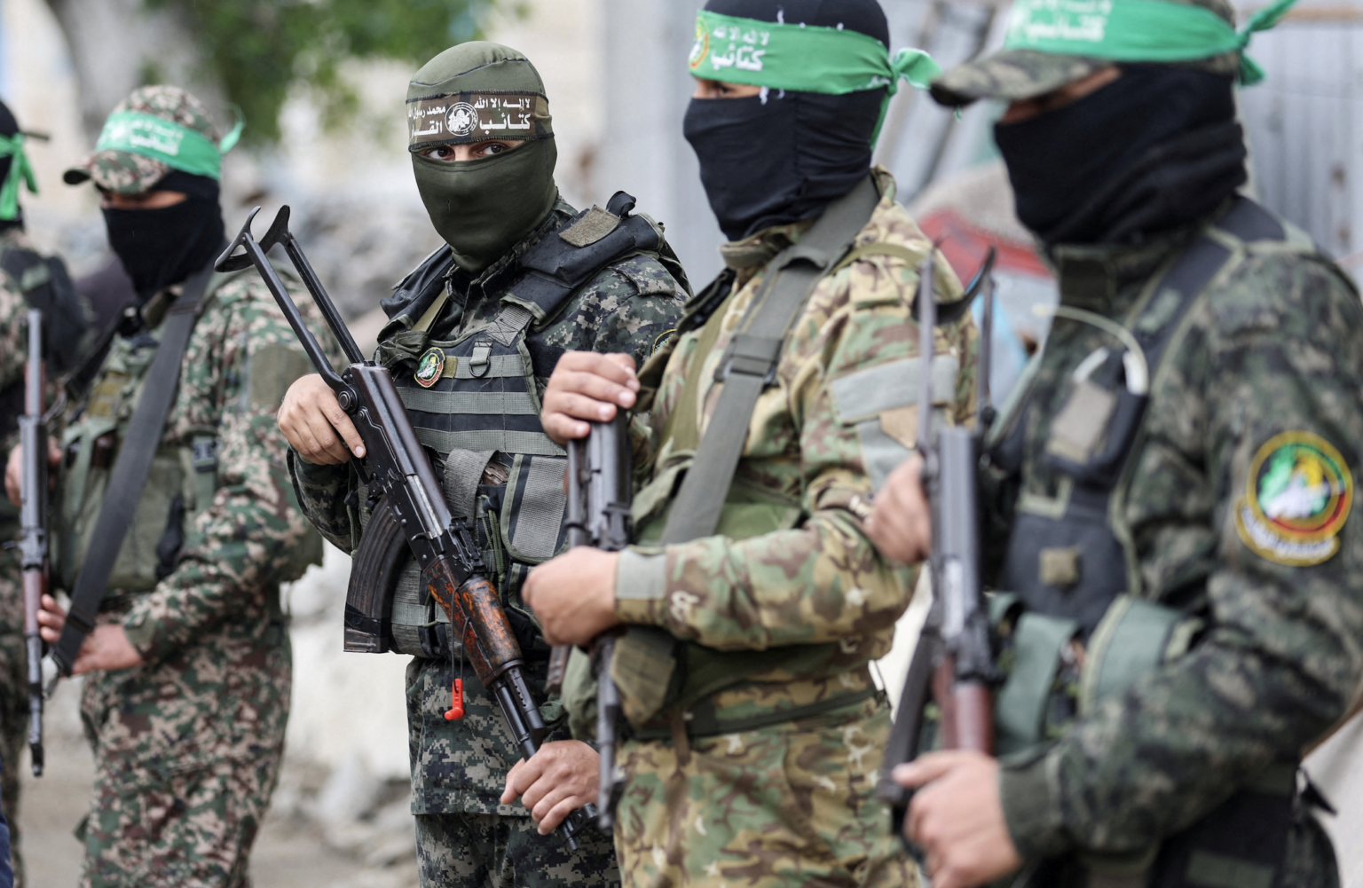 Hamas fighters. Photo: Ramadan Abed/Reuters