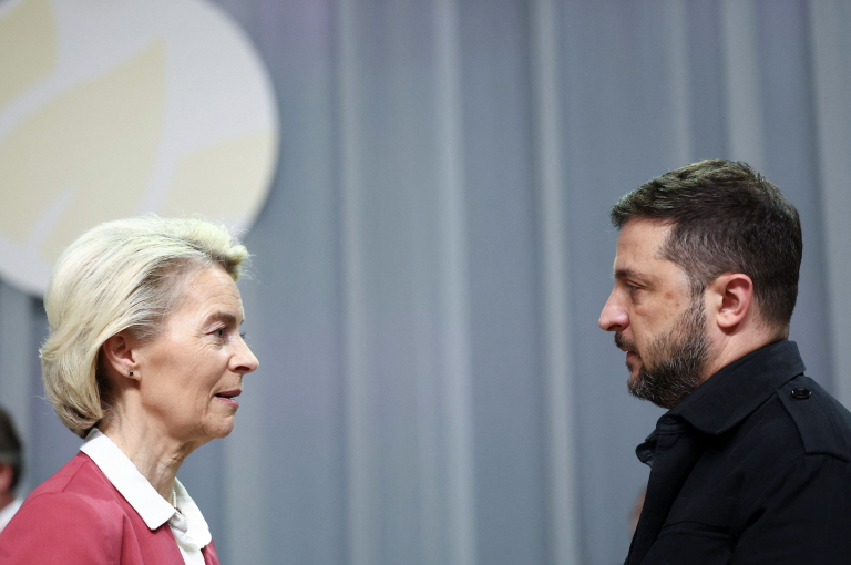 Ursula von der Leyen und Wolodymyr Selenskyj. Foto: Piroschka van de Wouw/Reuters