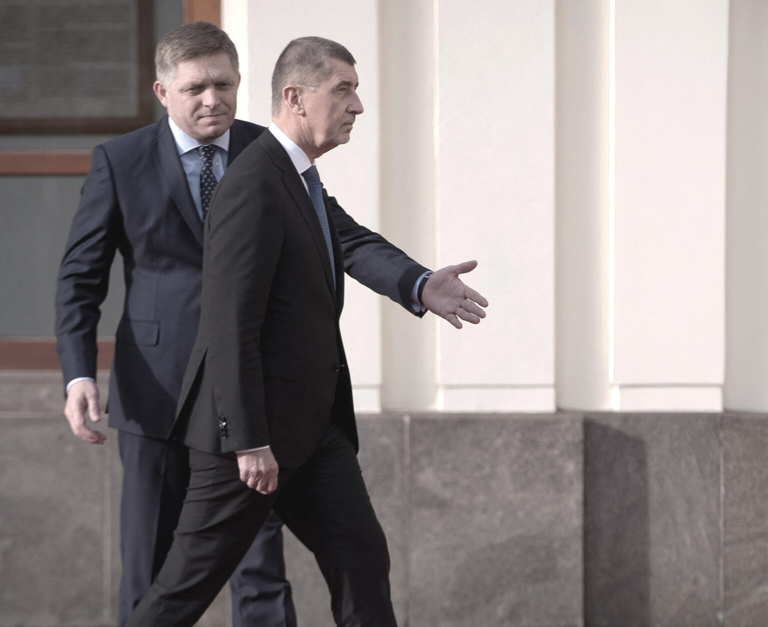 Andrej Babiš and Robert Fico. Foto: PROFIMEDIA