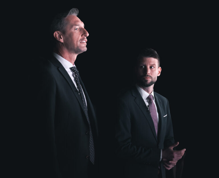 Michal Šimečka a Milan Majerský. Foto: Jaroslav Novák / TASR
