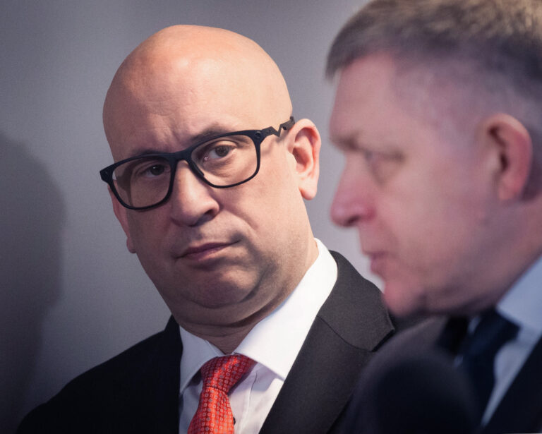 Jozef Ráž a Robert Fico. Foto: ČTK/imago stock&people/Profimedia