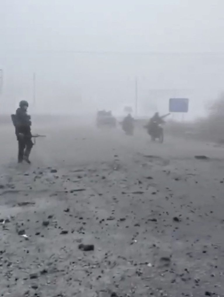 Russische Soldaten in der Stadt Pokrowsk. Foto: Soziale Medien/Reuters