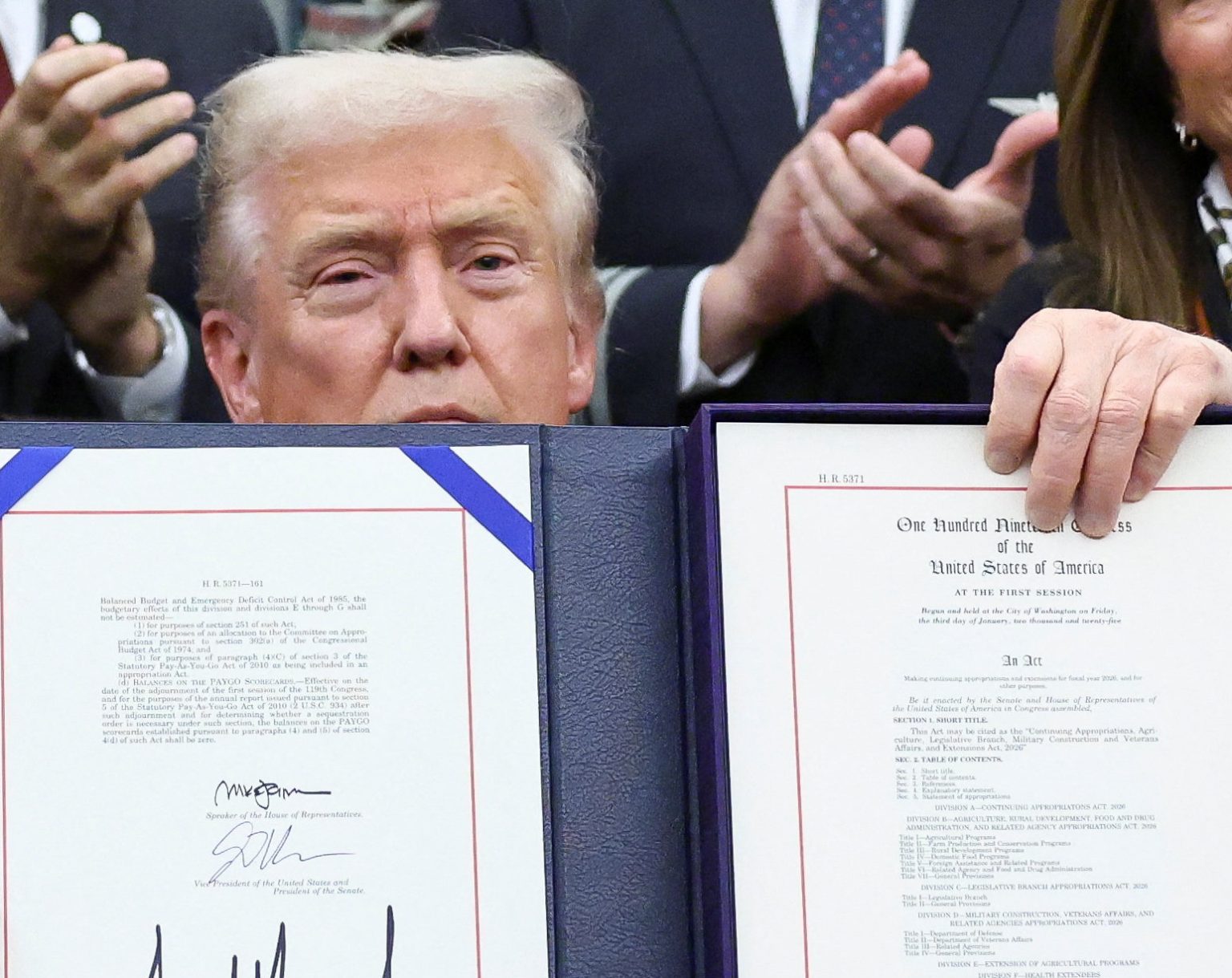 Donald Trump has announced a shutdown. Photo: Kevin Lamarque/Reuters