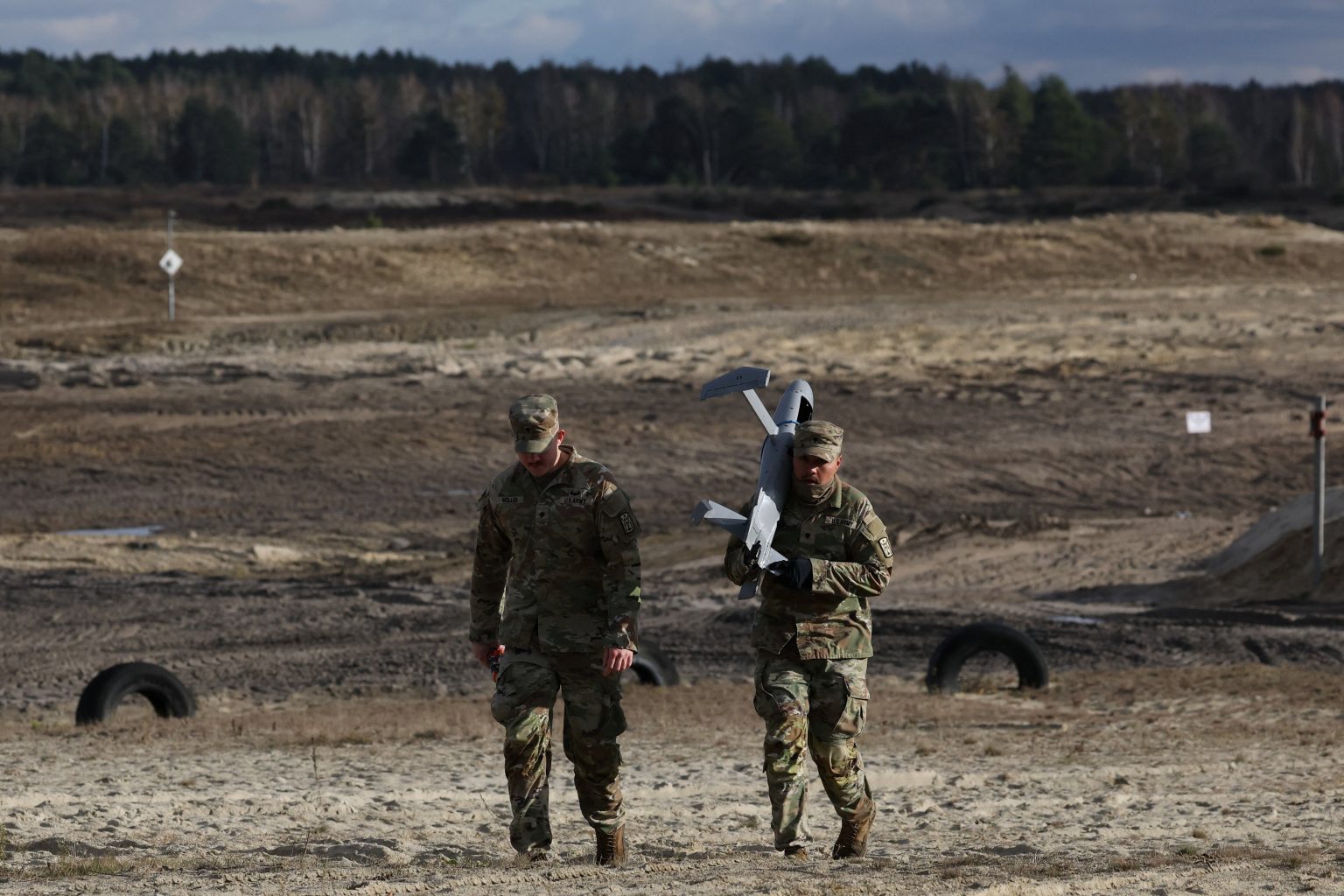 Presentation of an AS3 interceptor, part of counter-drone system MEROPS. Foto: REUTERS/Kacper Pempel