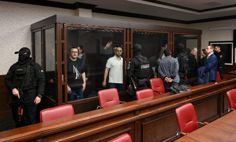 Russia sentences eight men to life in prison for Crimean bridge attack