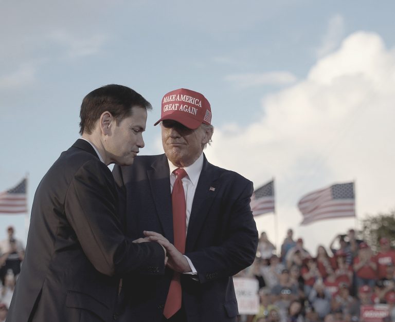 Marco Rubio and Donald Trump. Foto: Joe Raedle/Getty Images 