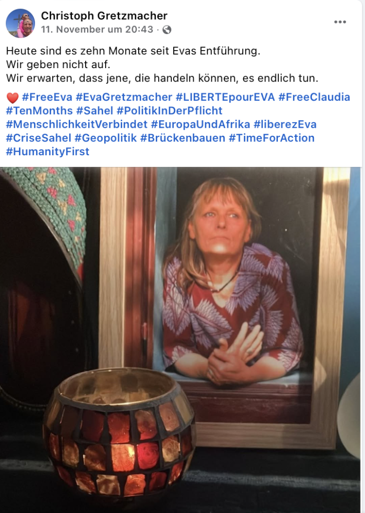 Entführte Wienerin Eva Gretzbacher