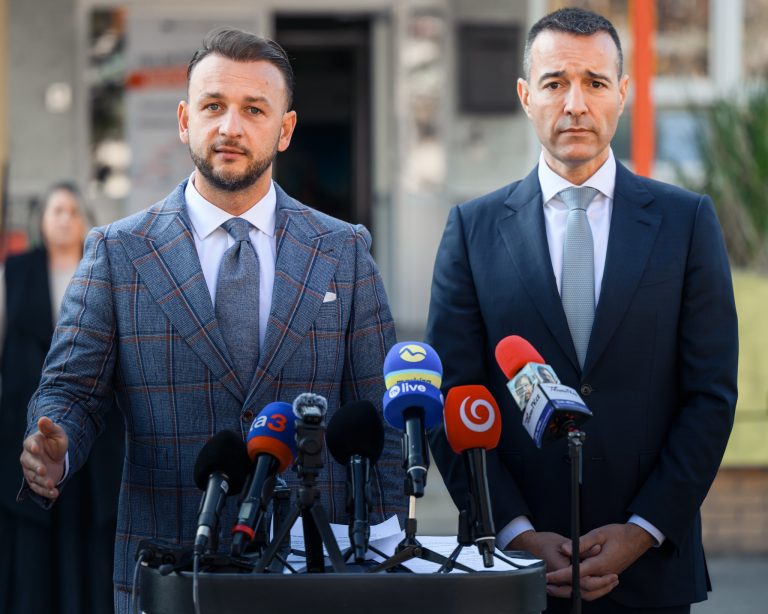 Matúš Šutaj Eštok a Tomáš Drucker. Foto: Jaroslav Novák/TASR