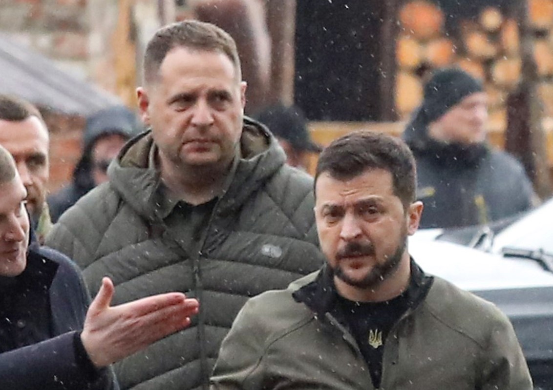 Andyj Jermak mit Selenskyj