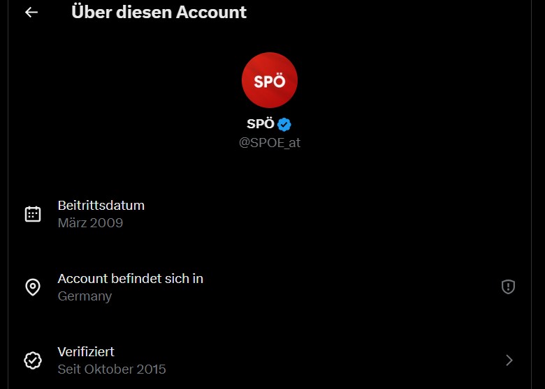 Screenshot SPÖ X