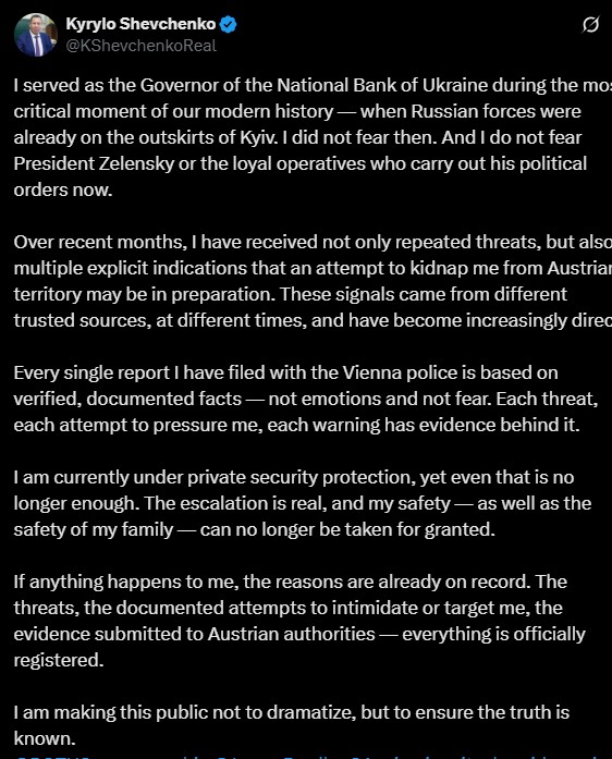 Kyrylo Shevchenko Posting