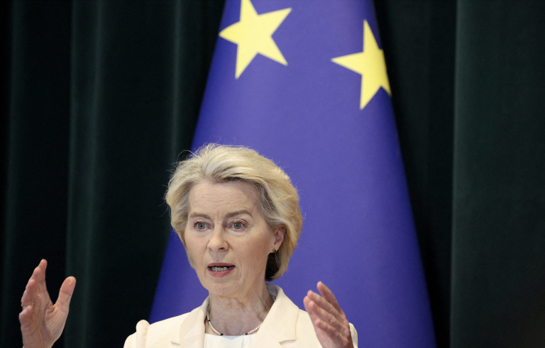 Ursula von der Leyen. Foto: REUTERS/Florion Goga/File Photo