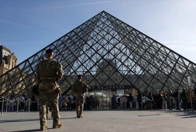 Louvre. Photo: Abdul Saboor/Reuters
