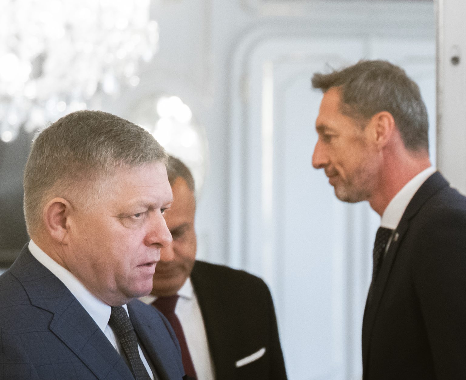 Robert Fico a Milan Majerský. Foto: Martin Baumann/TASR