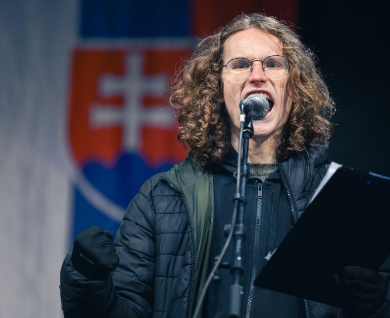 Študent Michal. Foto: Jaroslav Novák/TASR