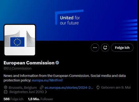 Trotz 120-Millionen-Strafe gegen X-Boss Musk: EU-Kommission betreibt weiter X-Account