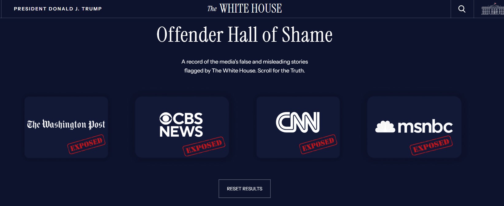 Hall of Shame Screenshot