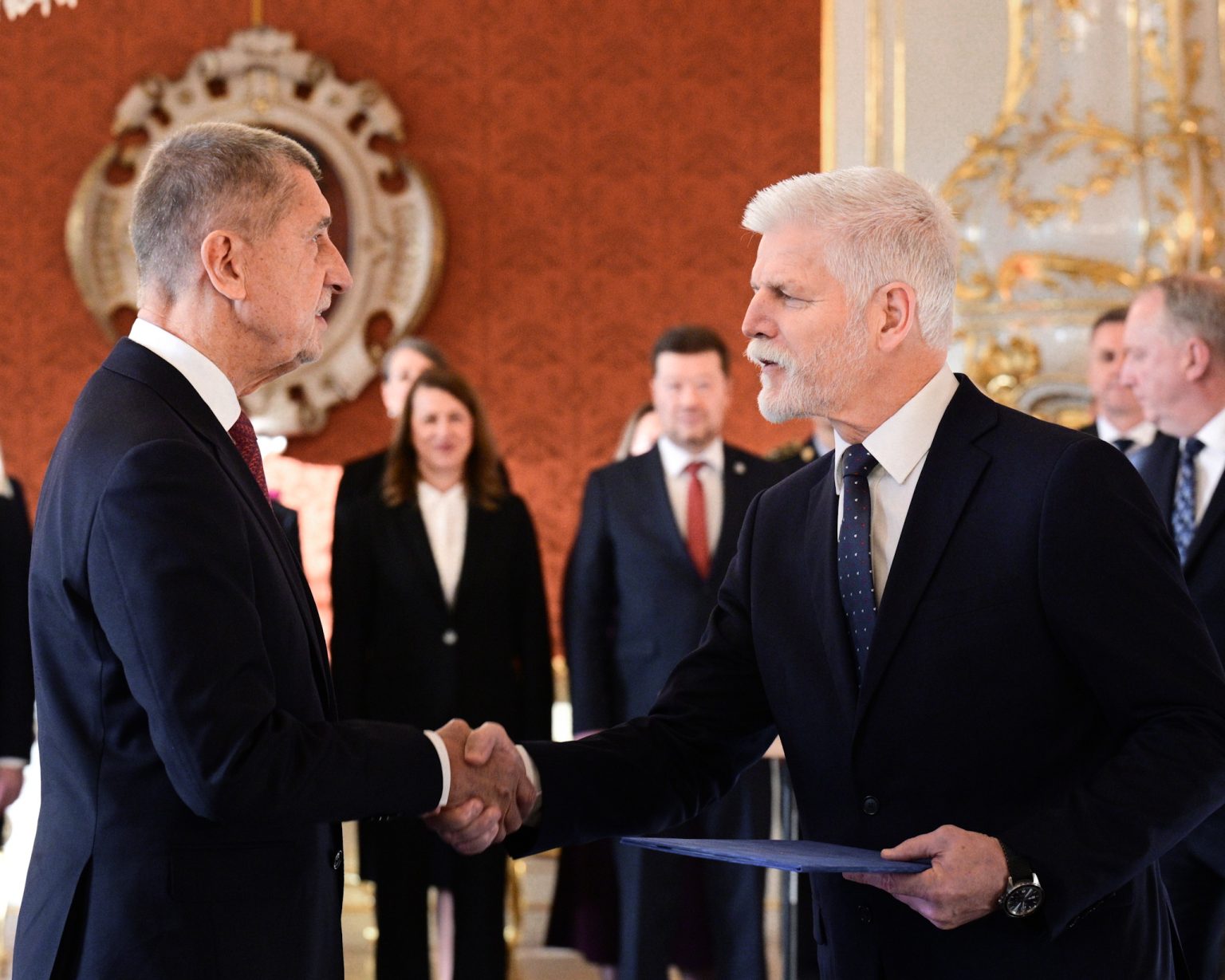 Andrej Babiš a Petr Pavel. Foto: ČTK/Kamaryt Michal/Profimedia