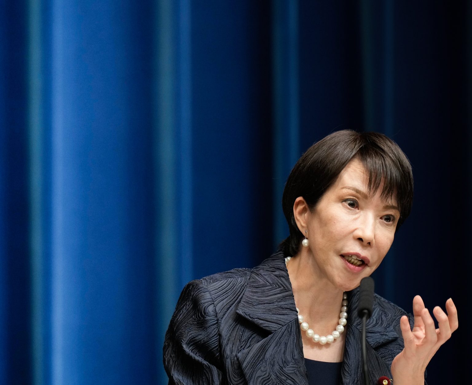 Sanae Takaichi. Photo: Eugene Hoshiko / Pool/Anadolu via Getty Images