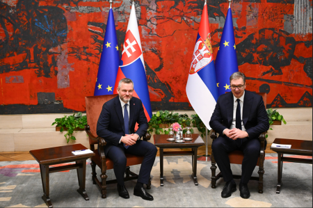 Slovensko podporuje Srbsko na ceste do EÚ, vyhlásil Pellegrini