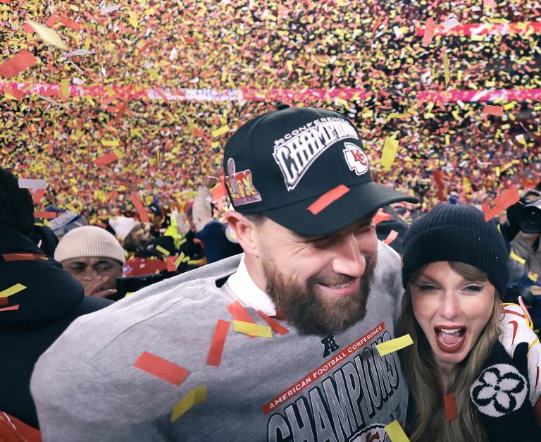 Travis Kelce and Taylor Swift. Foto: Jamie Squire/Getty Images