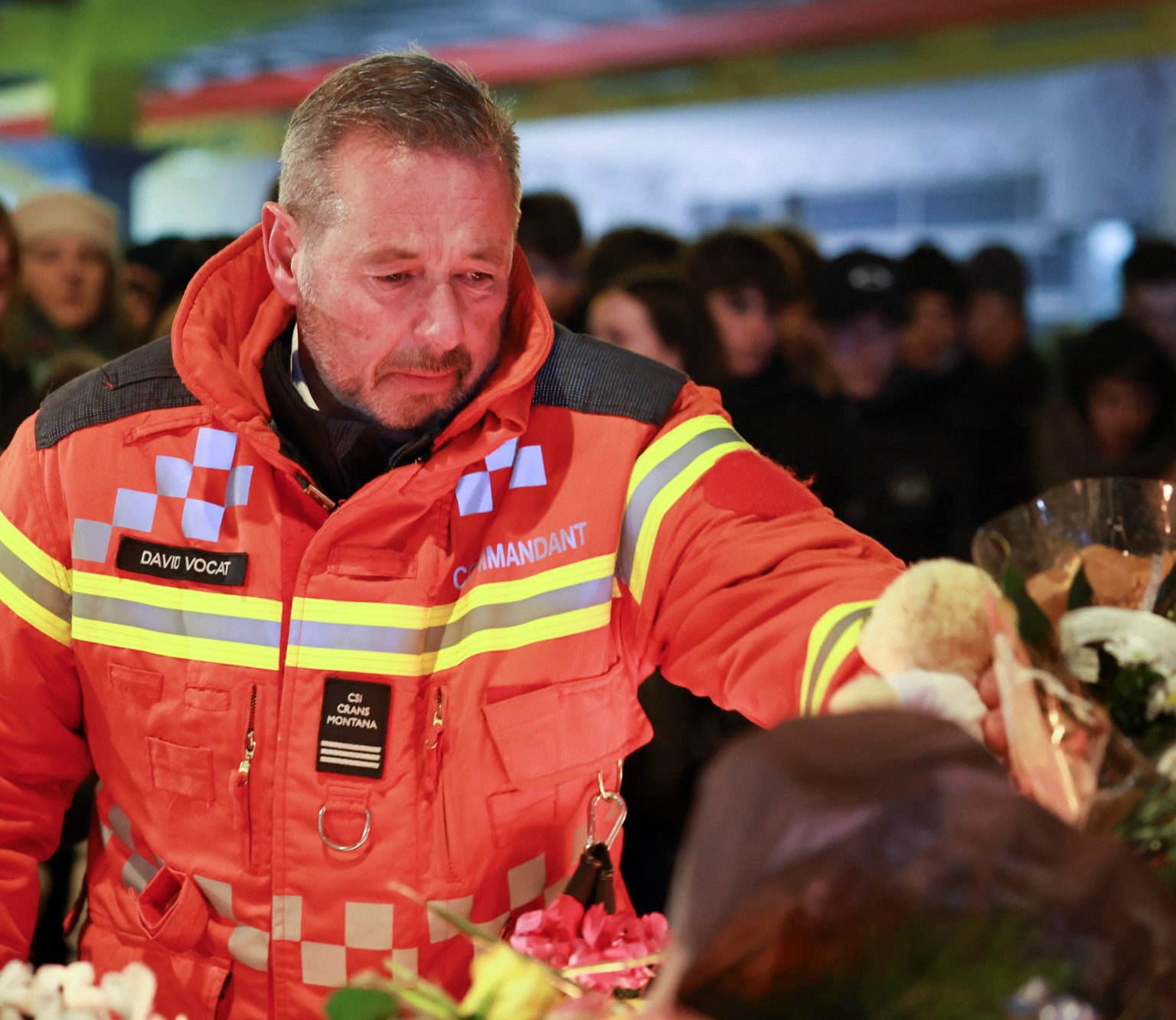 Požiar v lyžiarskom stredisku Crans-Montana. Foto: Stephanie Lecocq/Reuters