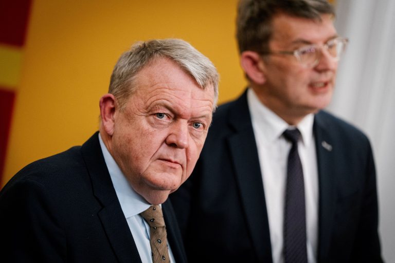 Lars Løkke Rasmussen (im Vordergrund). Foto: Ritzau Scanpix/Emil Nicolai Helms/Reuters