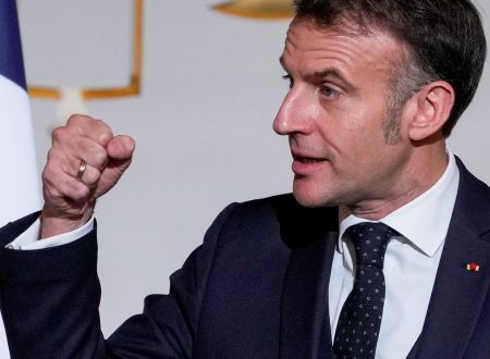 Threats of tariffs from the US provoked a sharp reaction from Macron