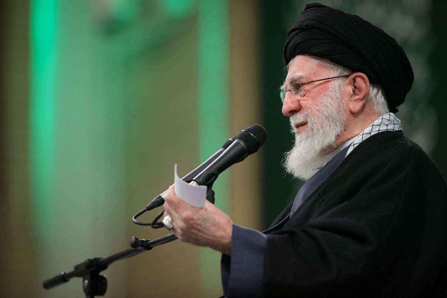 Ali Khamenei. Photo: Office of the Supreme Leader of Iran/WANA/Reuters