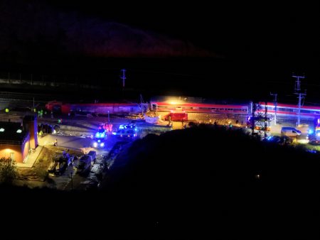 Two high-speed trains collided in Spain