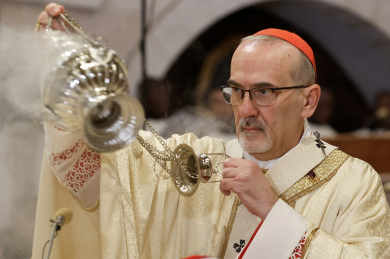 Lateinischer Patriarch von Jerusalem Pierbattista Pizzaballa. Foto: Mussa Qawasma/Pool/Reuters