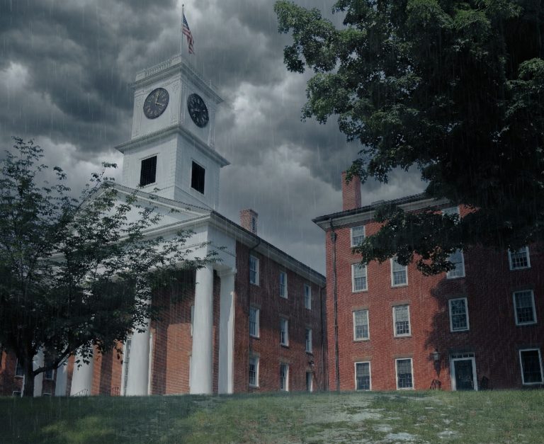 Das Amherst College im Bundesstaat Massachusetts. Foto: Getty Images/KI