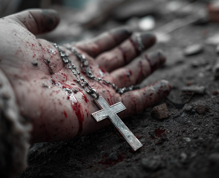 Immer mehr Christen setzen wegen ihres Glaubens ihr Leben aufs Spiel. Foto: Tomáš Baršváry/Midjourney/KI