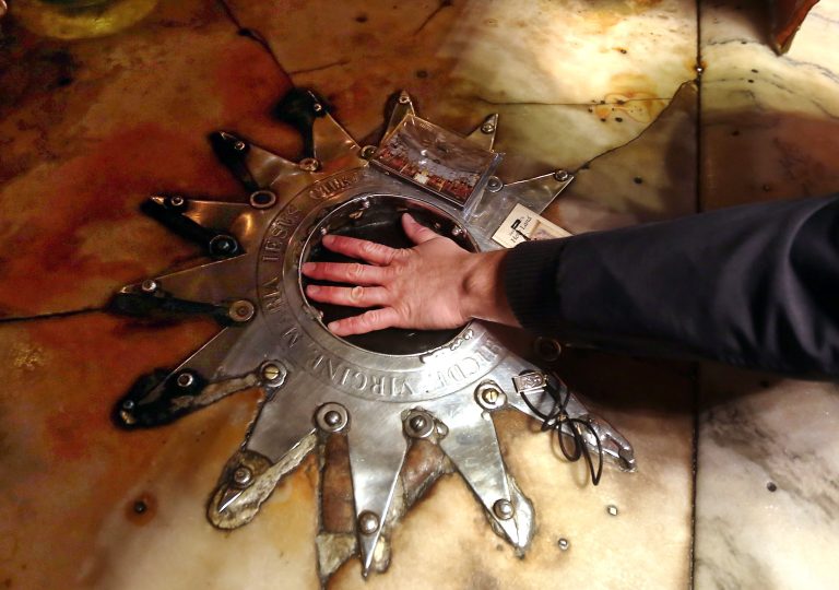 Jaskyňa Narodenia Pána. Foto:  Abed Al Hashlamoun/EPA/Profimedia