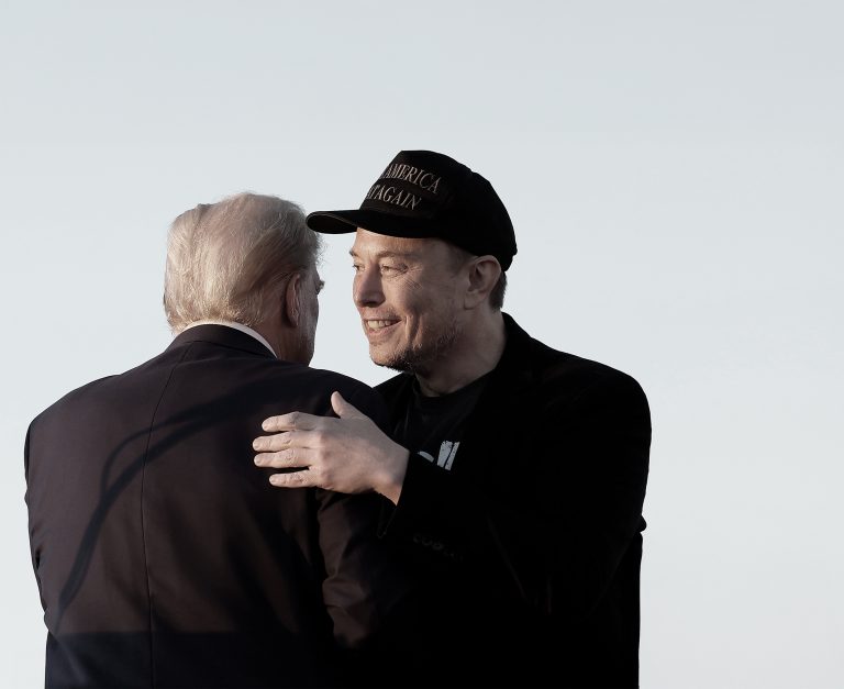 Donald Trump and Elon Musk. Photo: Anna Moneymaker/Getty Images 