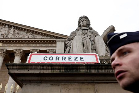 French teacher stabbed in class by 14-year-old student, fighting for her life