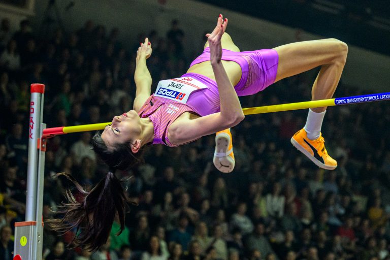 Srbka Topičová v Banskej Bystrici po prvkrát prekonala dva metre
