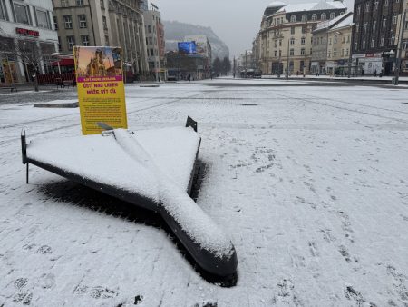Czech cities display Russian attack drones