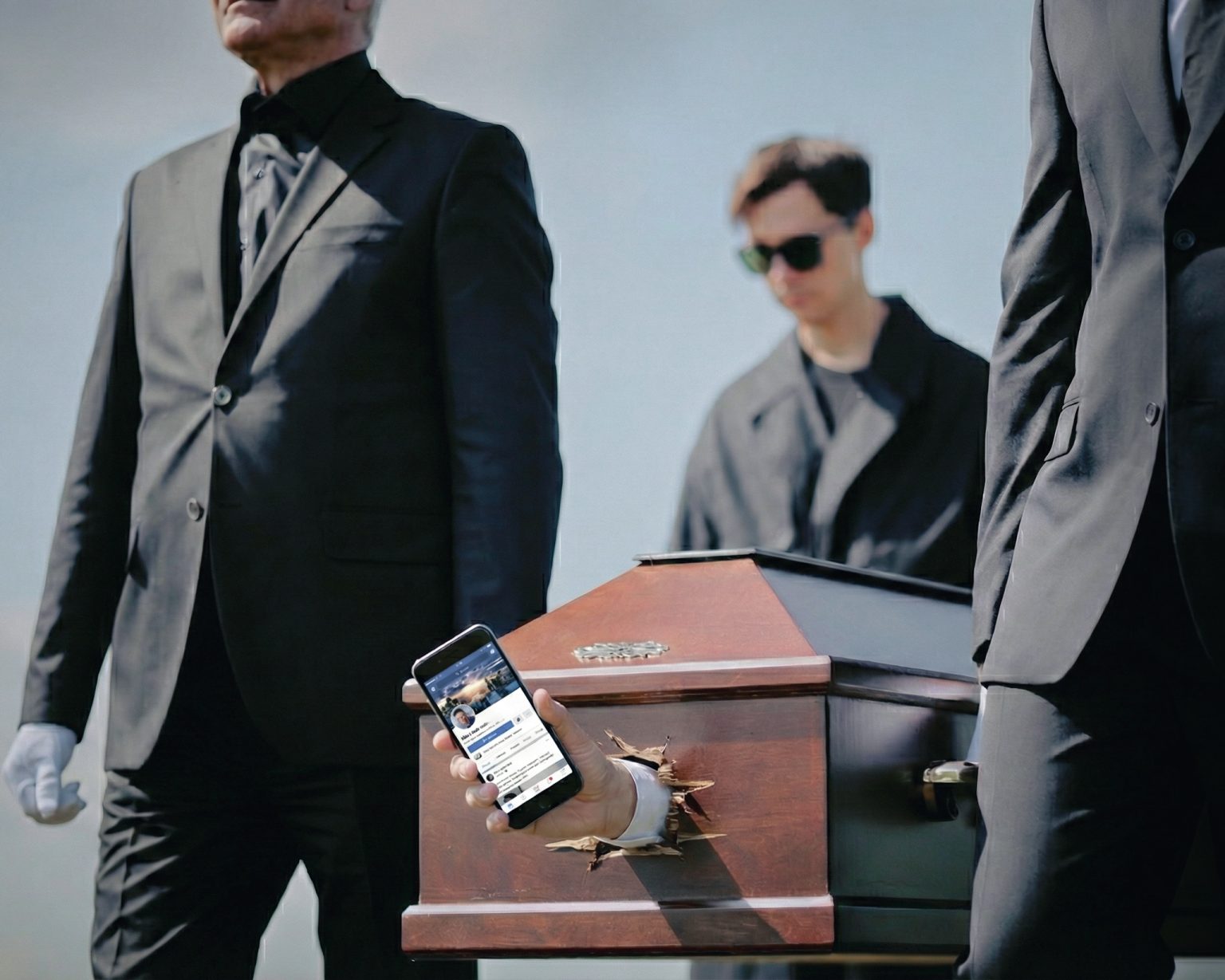 Artificial intelligence could one day imitate a person’s social media activity even after their death. Photo: SeventyFour/Getty Images/ChatGPT