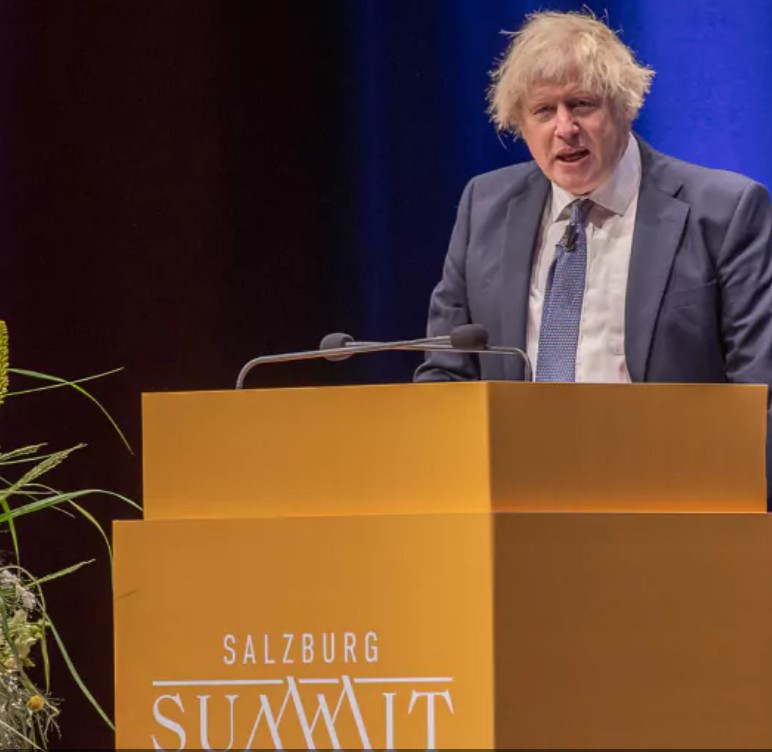 Boris Johnson beim Salzburg Summit 2024, Foto: Salzburg Summit