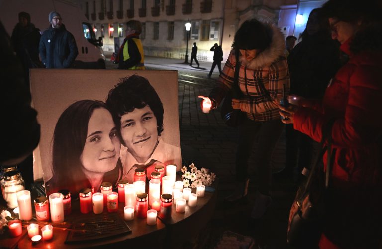 V Bratislave si pripomenuli výročie vraždy Kuciaka a Kušnírovej