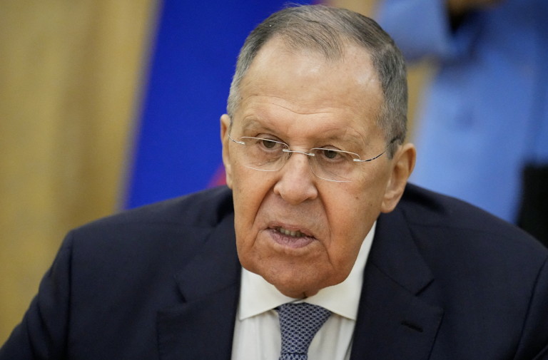 It's "pathetic," Lavrov responded to Macron's efforts to engage in dialogue.